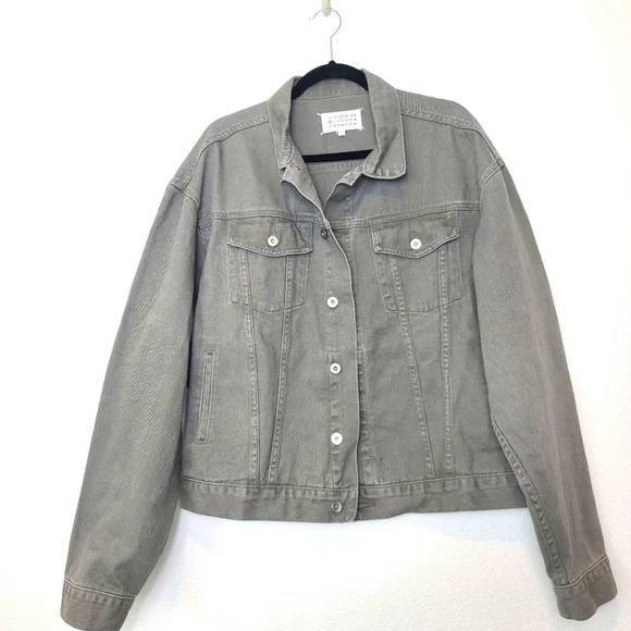 Maison Margiela Men’s Luxury Denim Jacket – Made in Italy – Gray – Size 46 - Picture 3 of 13